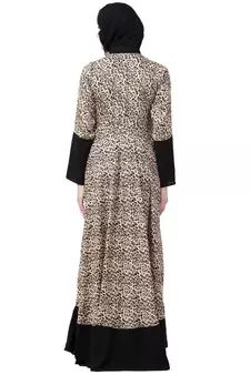 Casual Dress with leopard print