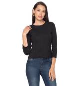 Black lycra  Readymade Stretchable Saree Blouse