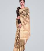 Cotton Silk Banarasi Zari Woven Saree