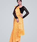 Cotton Silk Banarasi Zari Woven Saree