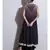 Band Collar Sleeveless Cape With Inner And Trouser