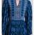 Navy Blue Printed Kurta Dress