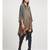 Twisted Neck 3/4 Sleeve Printed Asymmetrical Kurti