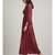 Round Neck Full Sleeve Long Solid Dress With Self Tie