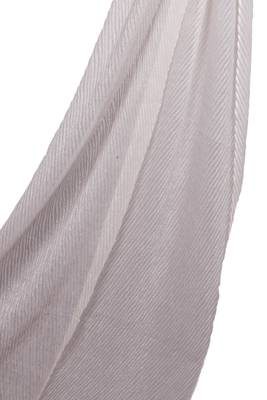 Stole for Women - Crinkled Cotton Mesh Sparkling Women's Stole - White 2