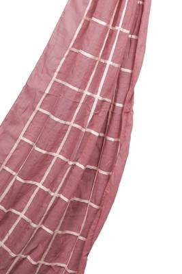 Best Seller - Designer Grid Hijab - Fabric 100 % Pure Cotton Hijab - Purple 2