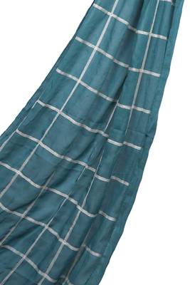 Best Seller - Designer Grid Hijab - Fabric 100 % Pure Cotton Hijab - Green 2