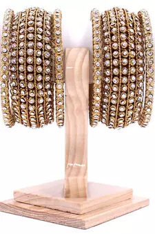 Gold bangles-and-bracelets