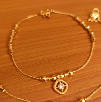 Gold anklets 2