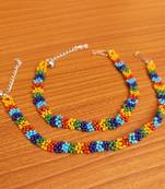 Multicolor anklets