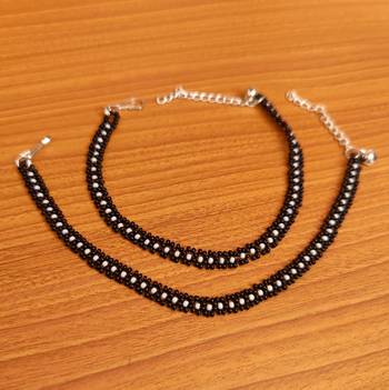 Black anklets 1