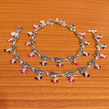 Multicolor anklets 1