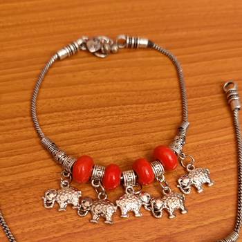 Orange anklets 2