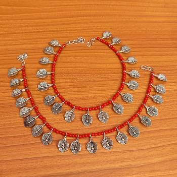 Orange anklets 1