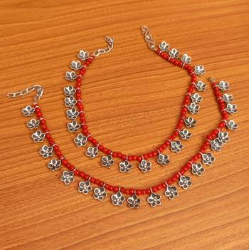 Orange anklets 1