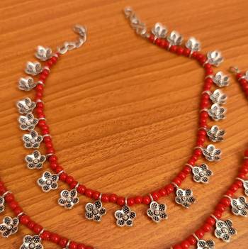 Orange anklets 2
