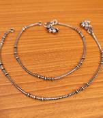 Silver anklets