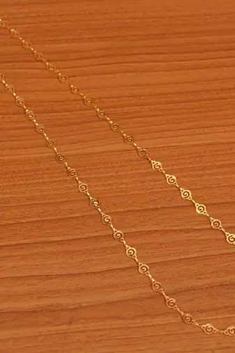 Gold necklaces