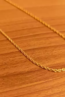 Gold necklaces