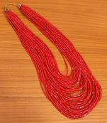Red necklaces