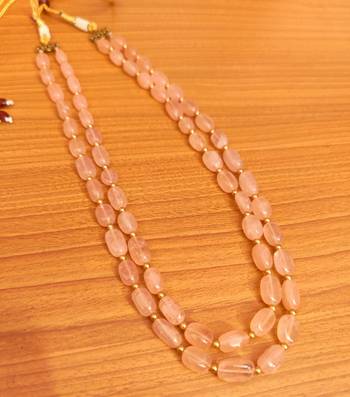 Pink necklaces 1
