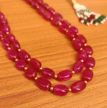 Pink necklaces 3