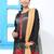Satin Silk Black embroidery and print short kurti suit