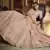Peach dori embroidered net Semi Stitched bridal lehenga