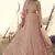 Peach thread embroidered with foil mirror organza Semi Stitched bridal lehenga