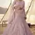 Baby-pink thread embroidery organza Semi Stitched bridal lehenga