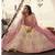 Off white thread embroidered organza Semi Stitched Bridal Lehenga