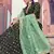 Glamorous Black Fur Imported Fabric and Lime-Green Color Sequin Embroidered Lehenga choli with dupatta