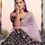 Black-pink sequins embroidered silk Semi Stitched bridal lehenga