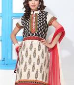 Black, Red ,Yellow and White High Collar  Suit