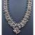 Temple Oxide Silver Clustered Pearl Necklace Set