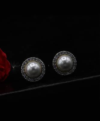 Silver Alloy Earrings 1
