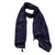 Most Sold Designer Printed Grid Stole  Blue