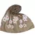 Most Sold  Premium Designer Flower Ari Diamond Cotton Stole Brown