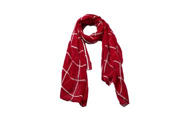 Best Seller  Designer Grid Hijab   100 % Pure Cotton Hijab  Maroon 1