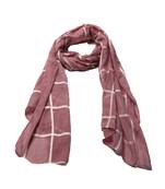 Best Seller  Designer Grid Hijab   100 % Pure Cotton Hijab  Purple