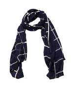 Best Seller  Designer Grid Hijab   100 % Pure Cotton Hijab  Blue