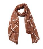 Best Seller  Designer Grid Hijab   100 % Pure Cotton Hijab  Brown