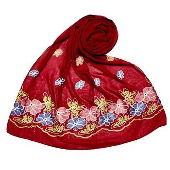 Premium Diamond Flower  Maroon 1