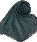 Crinkle Cotton Glitter Stole  Green