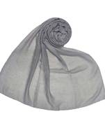 Cotton Dew Dew Drop Diamond Studed All Over Stole  Grey