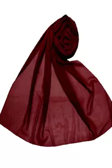 Best Seller  Premium Chiffon Plain Stole  Maroon