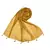 Designer Hand Work White Threaded Square Grid Hijab  Yellow