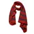 Premium Rich Cotton   Double Sided Striped Liner Hijab With Exclusive Fringe's  Maroon