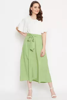 Women Top and Skirt Set