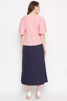 Women Top and Skirt Set